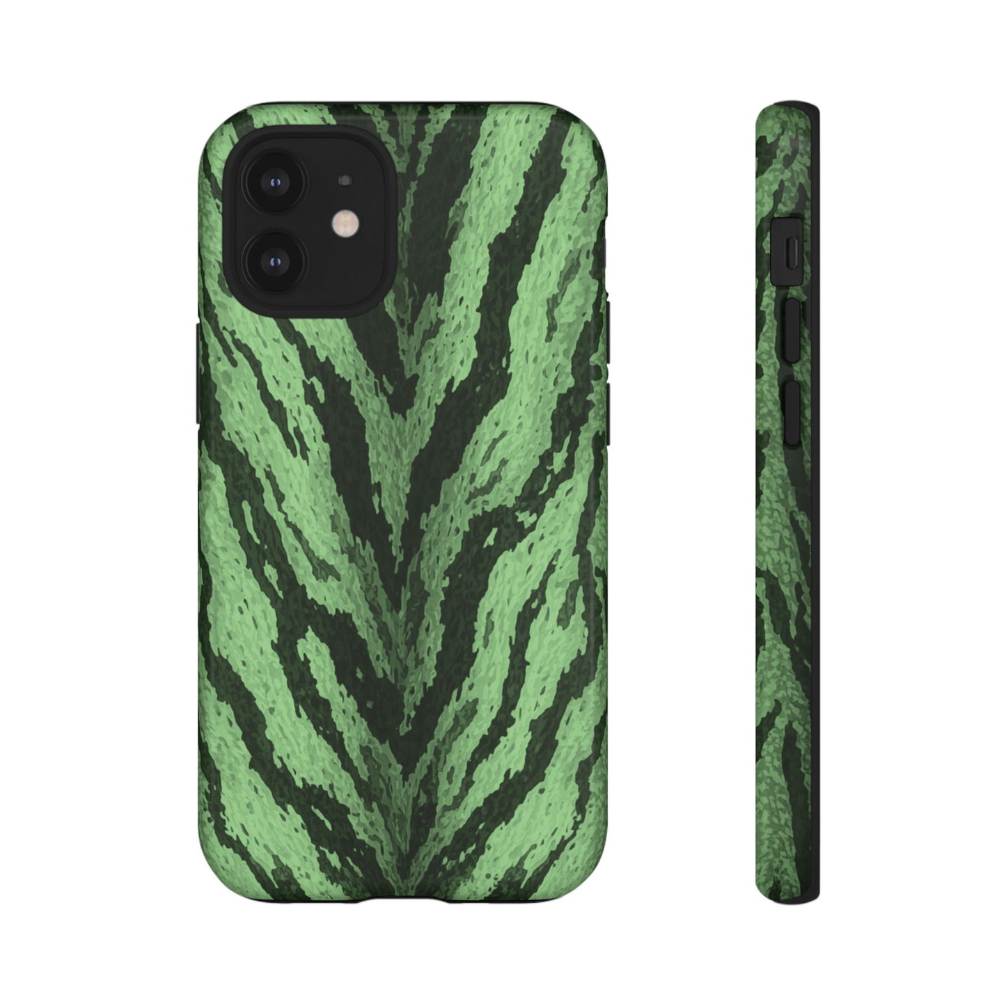 Sage Tiger Print Phone Case