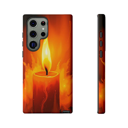 Red Candle Phone Case - Multicolor Phone Case - Samsung Galaxy S23 Ultra / Glossy
