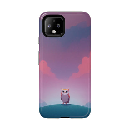 Watercolour Owl & Cloud Design Phone Case