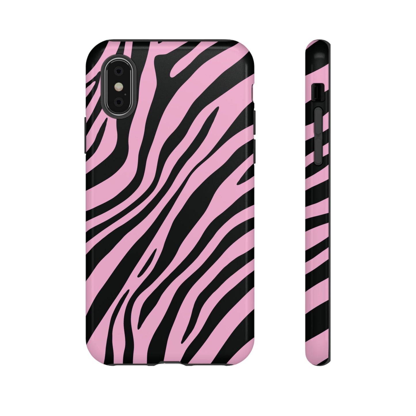 Modern Blush Zebra Print Phone Case