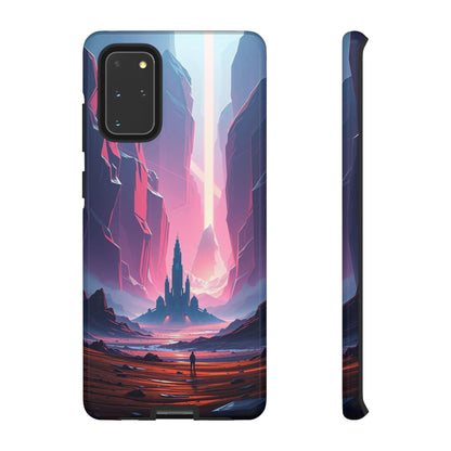 Samsung Galaxy S20+ / Glossy Phone Case - Alien Fortress Design Phone Case