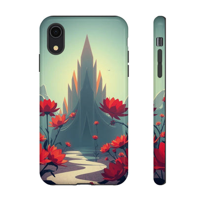 iPhone XR / Glossy Phone Case - Gothic Alien Garden Design Phone Case
