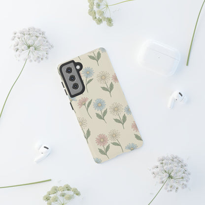 Pretty Pastel Daisy Pattern Phone Case