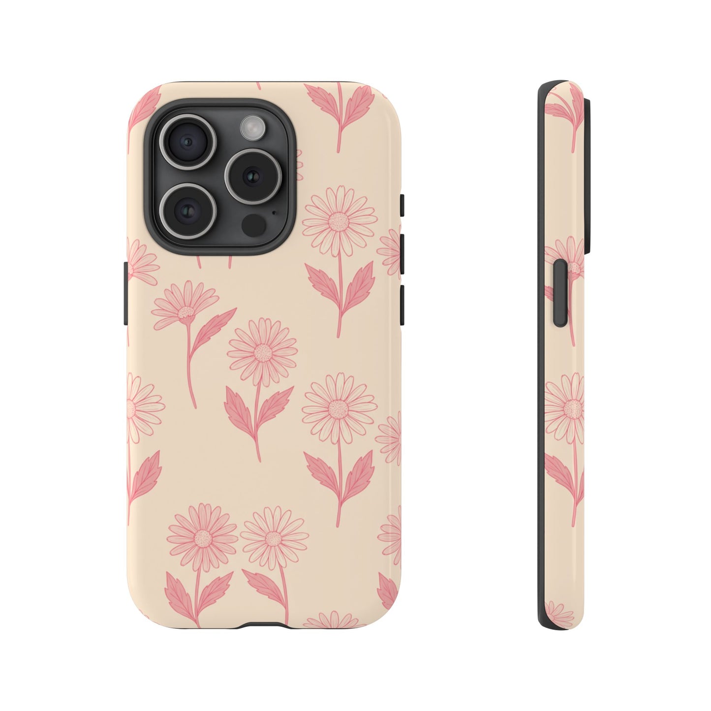 Pretty Pink Daisy Pattern Phone Case