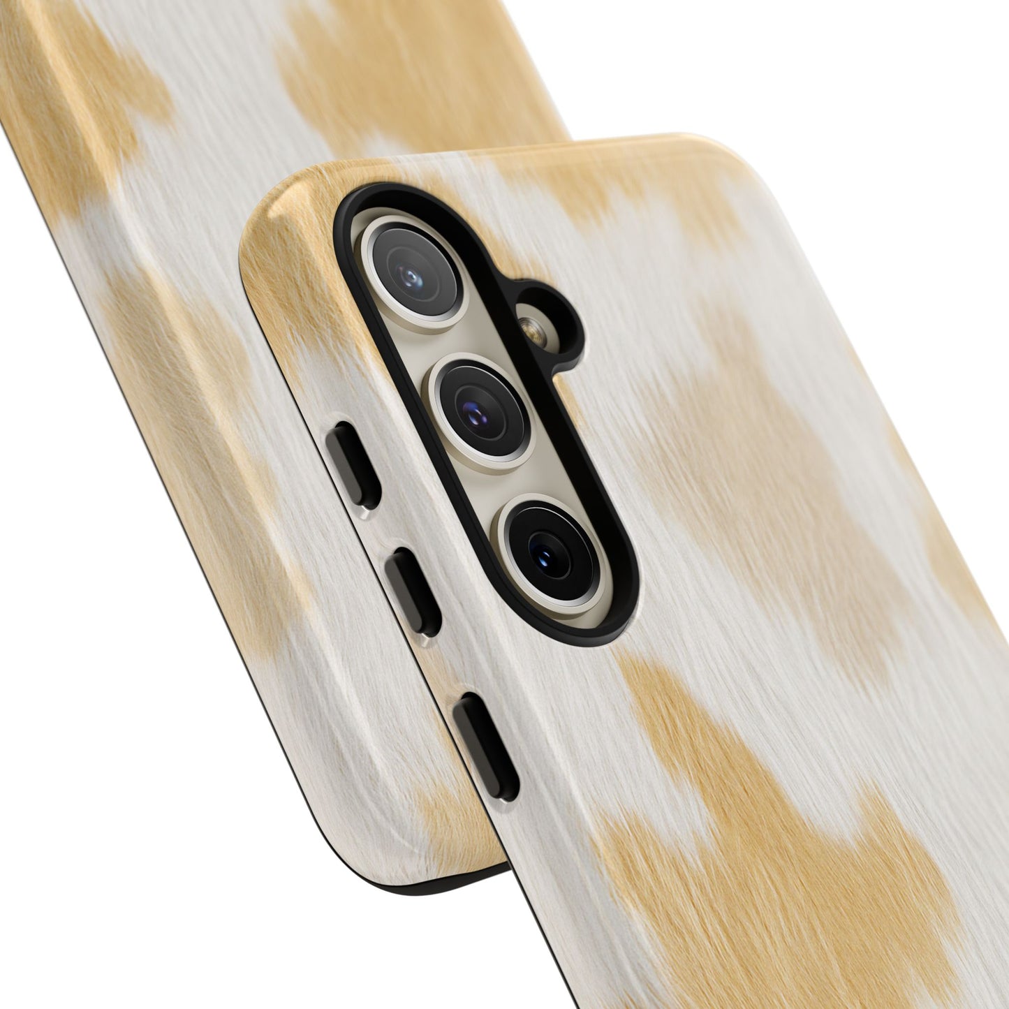 Golden Honey Cow Print Phone Case