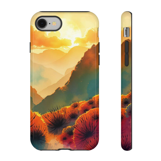 Ideallic Watercolour Sunset Design Phone Case - Multicolor Phone Case - iPhone 8 / Glossy