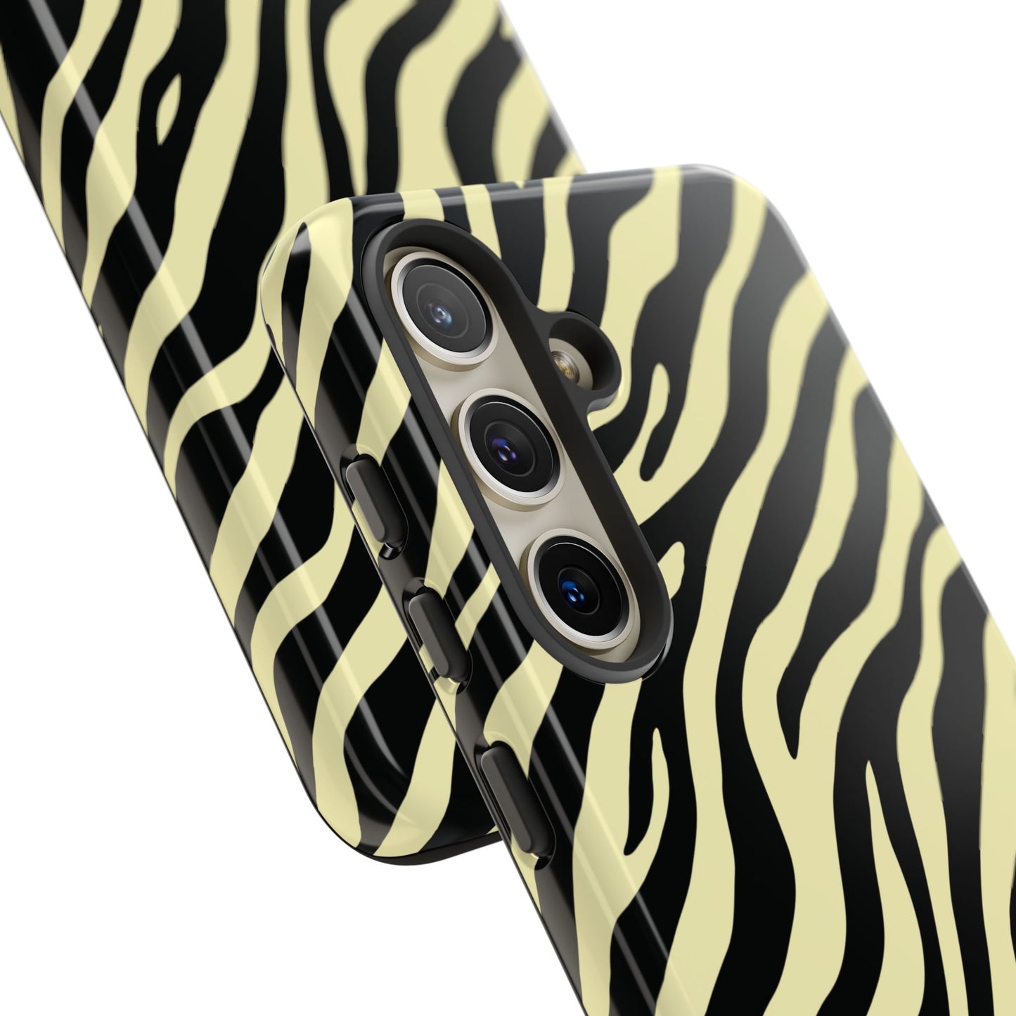 Stylish Neutral Zebra Print Phone Case