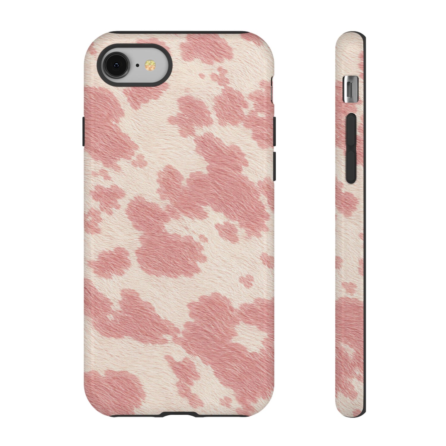 Pretty Blush Cow Print Phone Case