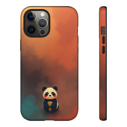 iPhone 12 Pro Max / Glossy Phone Case - Cute Colourful Panda Design Phone Case