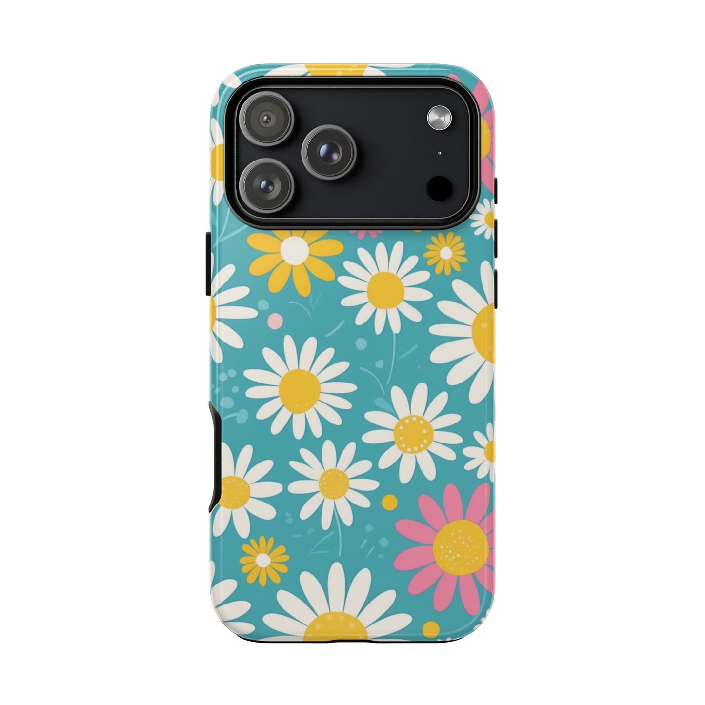 iPhone 17 Pro Max / Glossy Phone Case - Daisies Floral Pattern 5 Phone Case