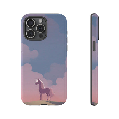 iPhone 15 Pro Max / Glossy Phone Case - Pony & Cloud Design Phone Case