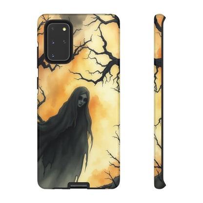 Samsung Galaxy S20+ / Glossy Phone Case - Watercolour Gothic Deathly Woman Phone Case