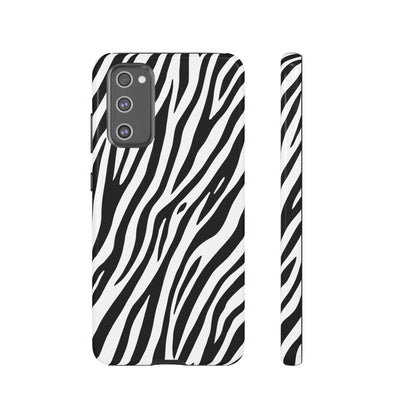Monochrome Tiger Print Phone Case