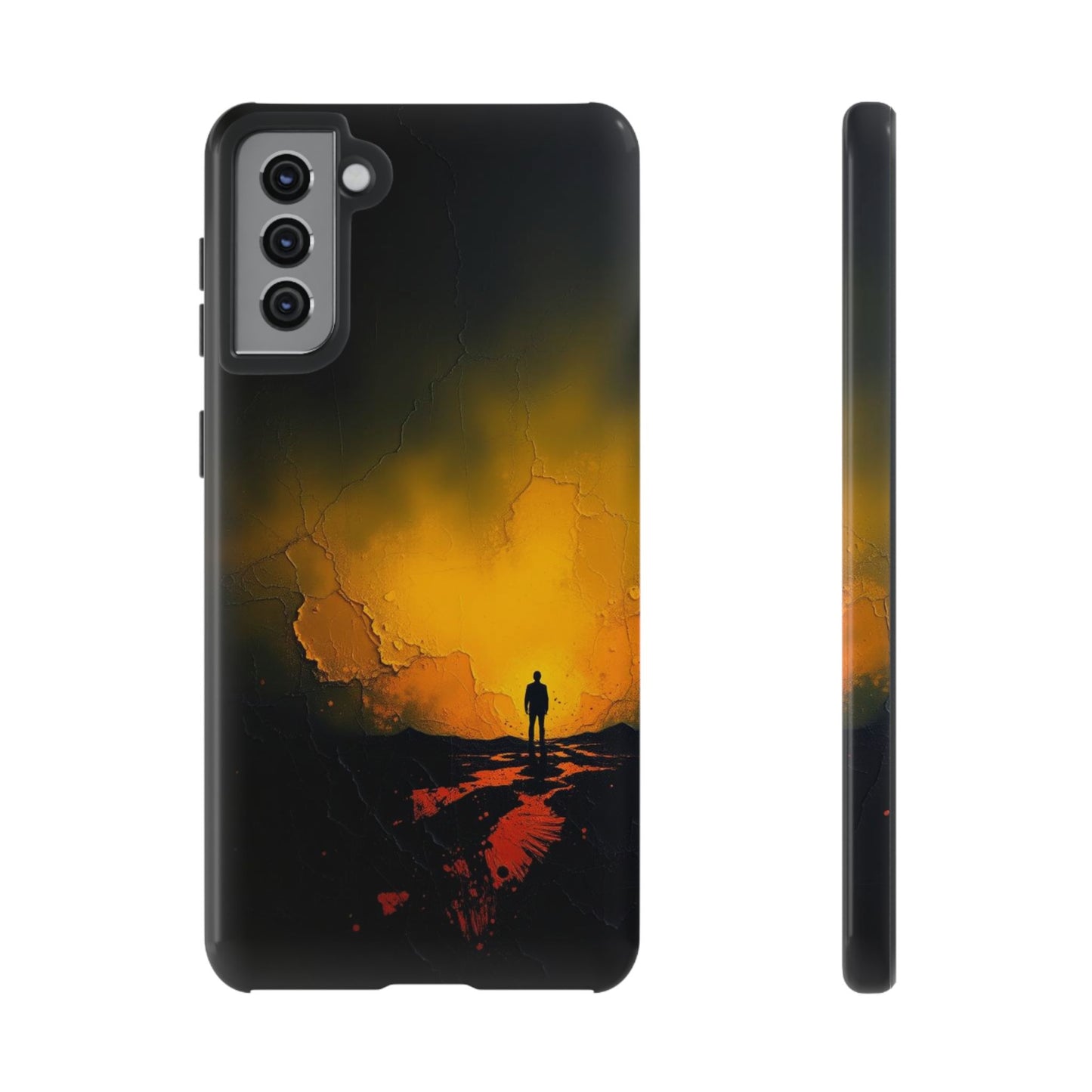Acrylic Mysterious Figure Phone Case