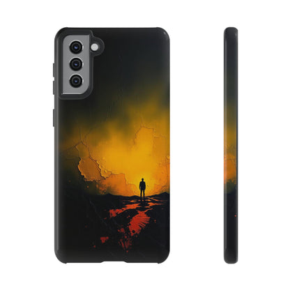 Acrylic Mysterious Figure Phone Case