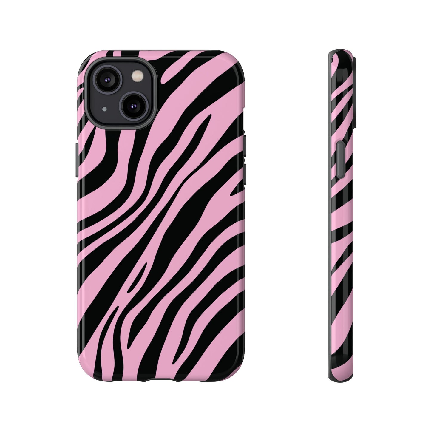 Modern Blush Zebra Print Phone Case
