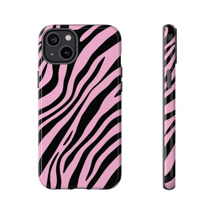 Modern Blush Zebra Print Phone Case