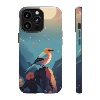 Stylised Bird Design Phone Case - Multicolor Phone Case - iPhone 13 Pro / Glossy