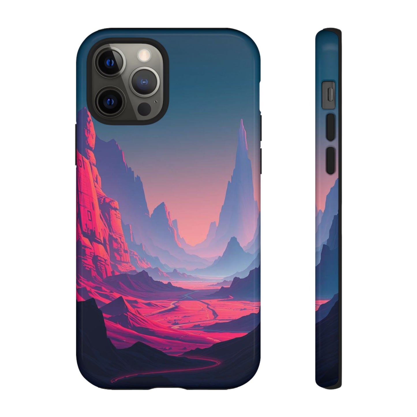 iPhone 12 Pro / Glossy Phone Case - Alien Vista Design Phone Case