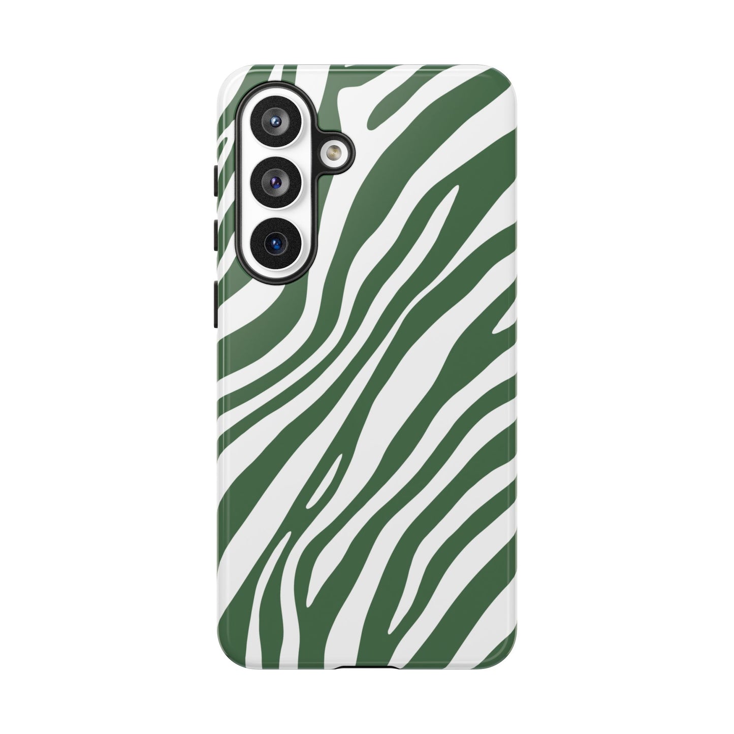 Modern Sage Zebra Print Phone Case