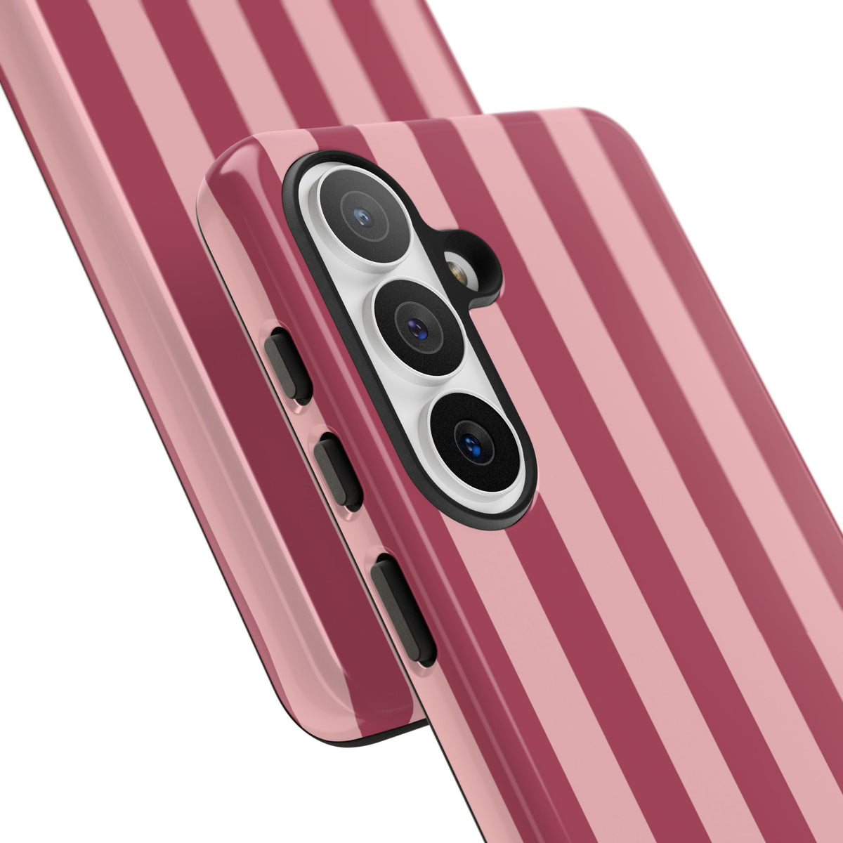 Pink Stripe Pattern Phone Case - Pink Phone Case