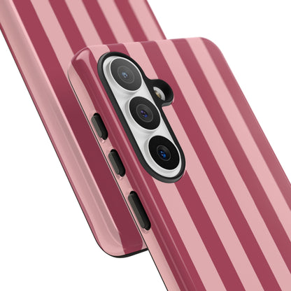 Pink Stripe Pattern Phone Case - Pink Phone Case