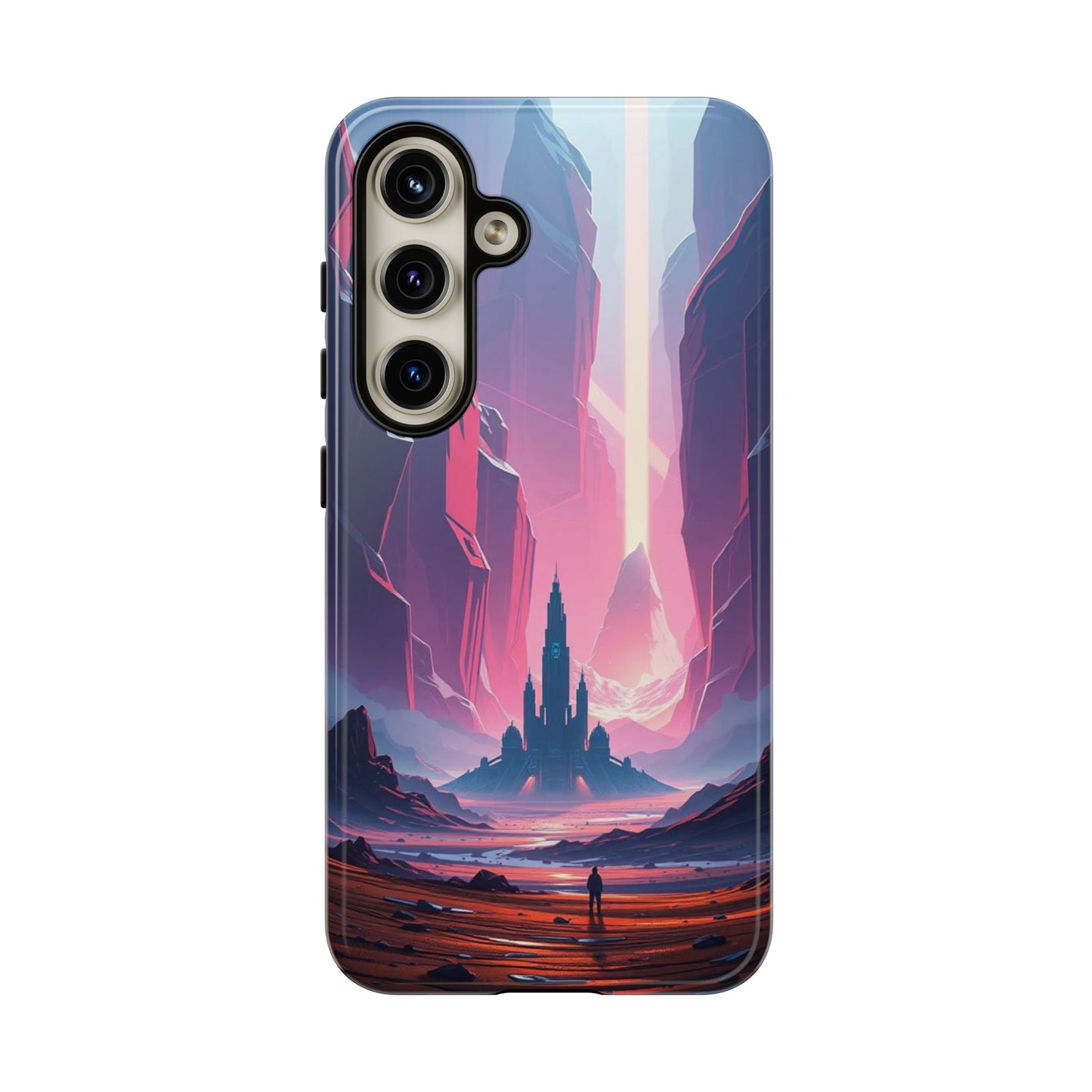 Alien Fortress Design Phone Case