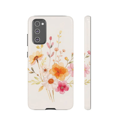 Boho Chic Watercolour Flower Pattern Phone Case - Multicolor Phone Case - Samsung Galaxy S20 FE / Glossy