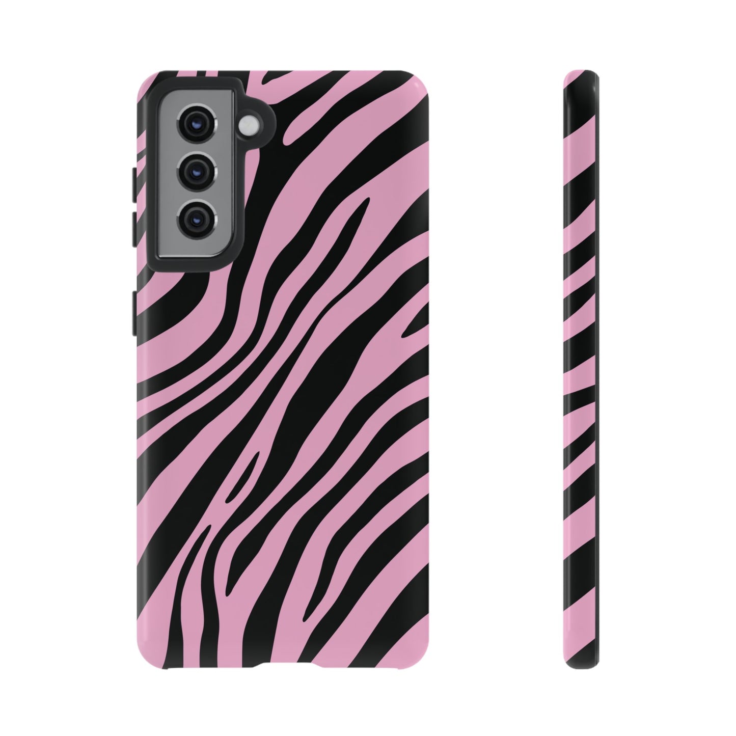 Modern Blush Zebra Print Phone Case
