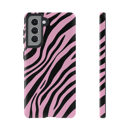Modern Blush Zebra Print Phone Case