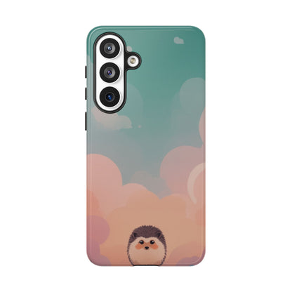 Cute Hedgehog & Cloud Design Phone Case - Multicolor Phone Case - Samsung Galaxy S26 Plus / Glossy