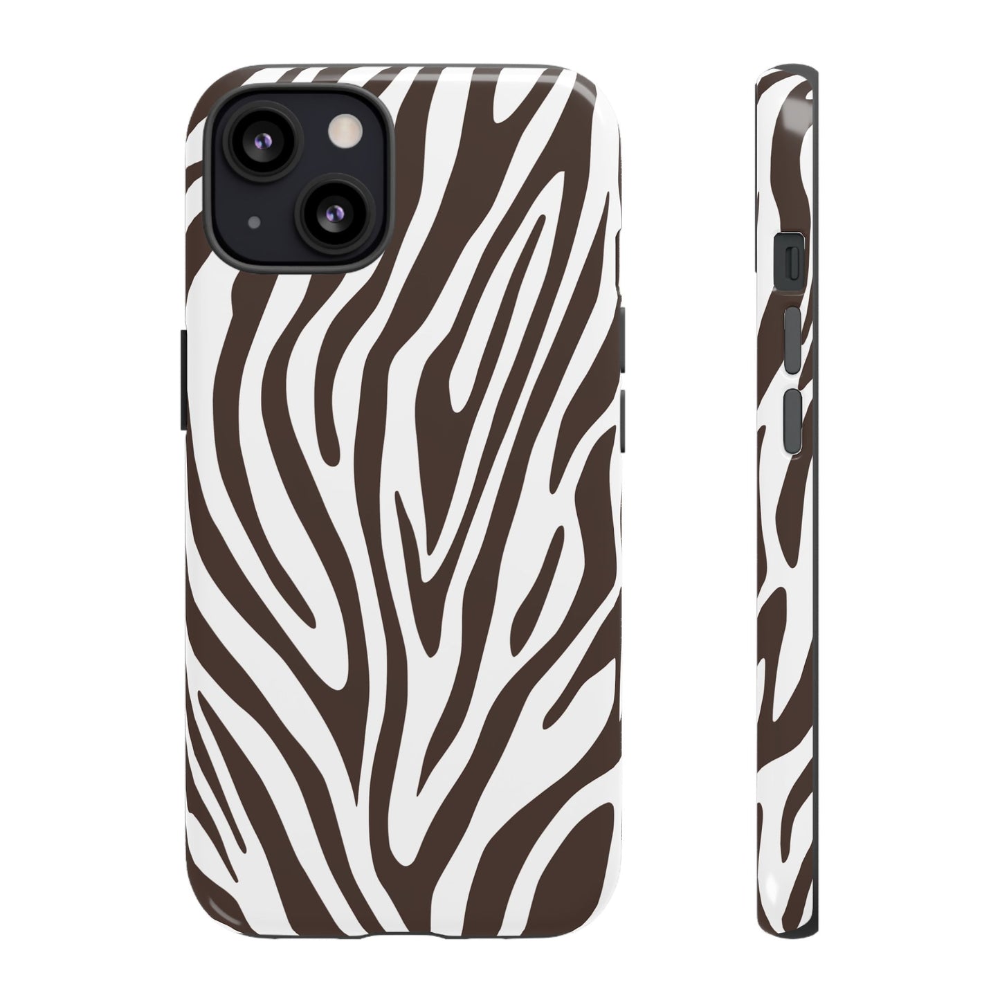 Graphic Brown Tiger Print Phone Case