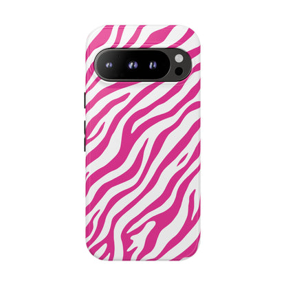 Stylish Hot Pink Zebra Print Phone Case