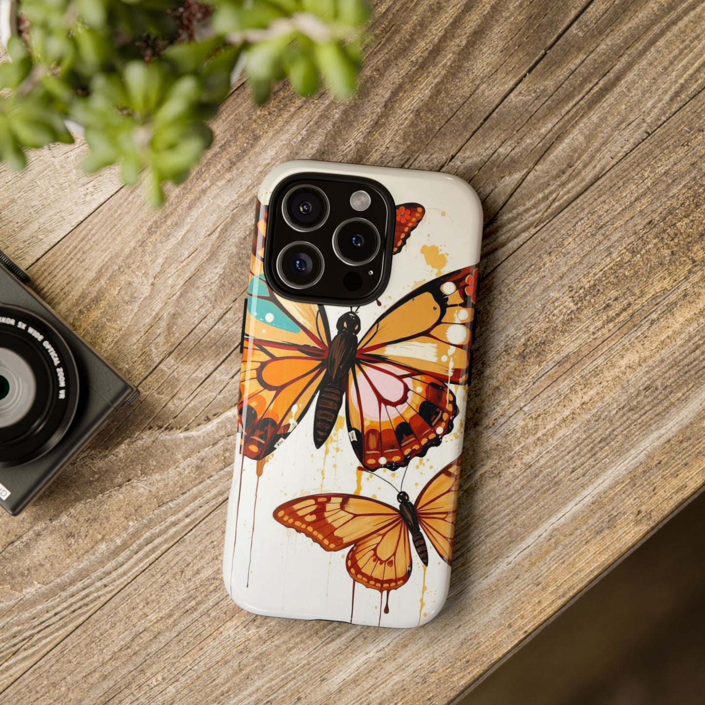 Phone Case - Abstract Butterflies Design Phone Case