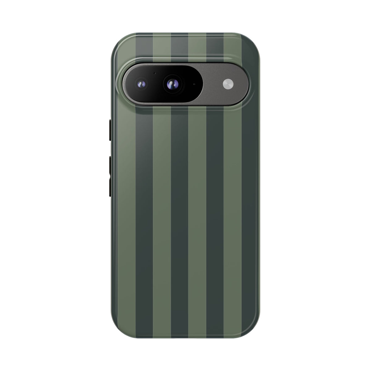 Dark Green Stripe Pattern Phone Case - Green Phone Case - Google Pixel 9 / Glossy