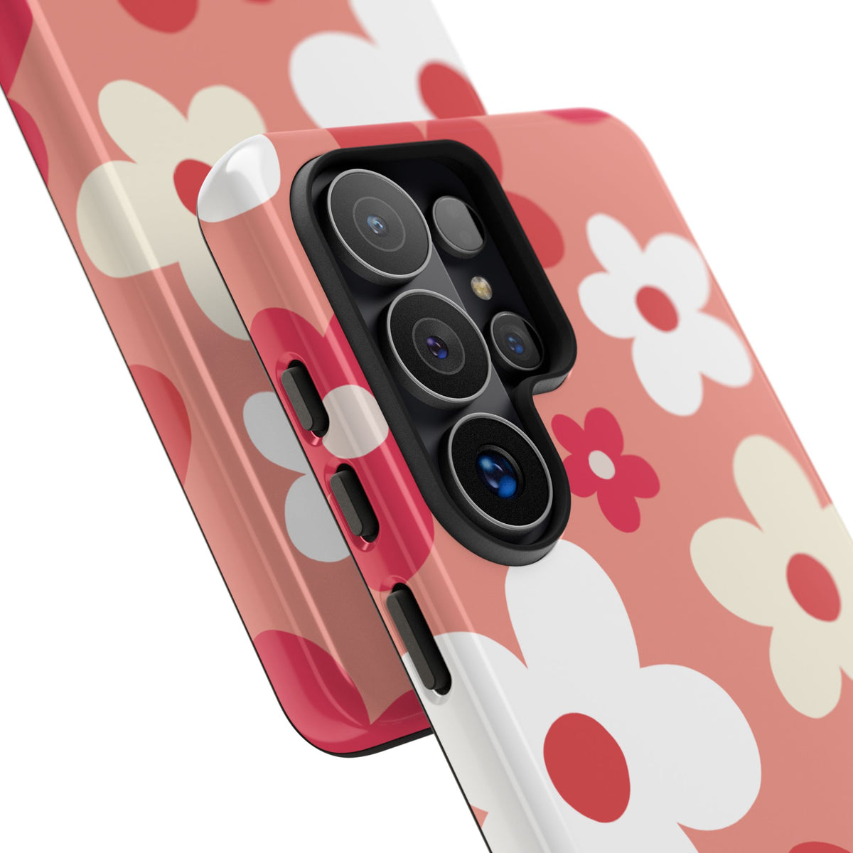 Cute Pink Daisy Pattern #1 Phone Case - Pink Phone Case