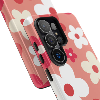 Cute Pink Daisy Pattern #1 Phone Case - Pink Phone Case
