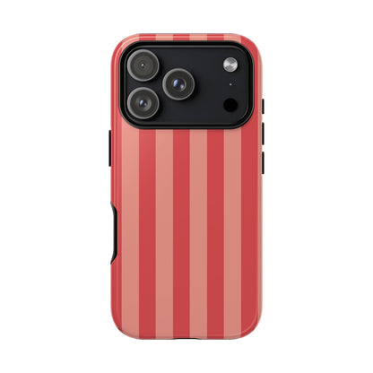 Light Pink Stripe Pattern Phone Case - Pink Phone Case - iPhone 18 Pro / Glossy