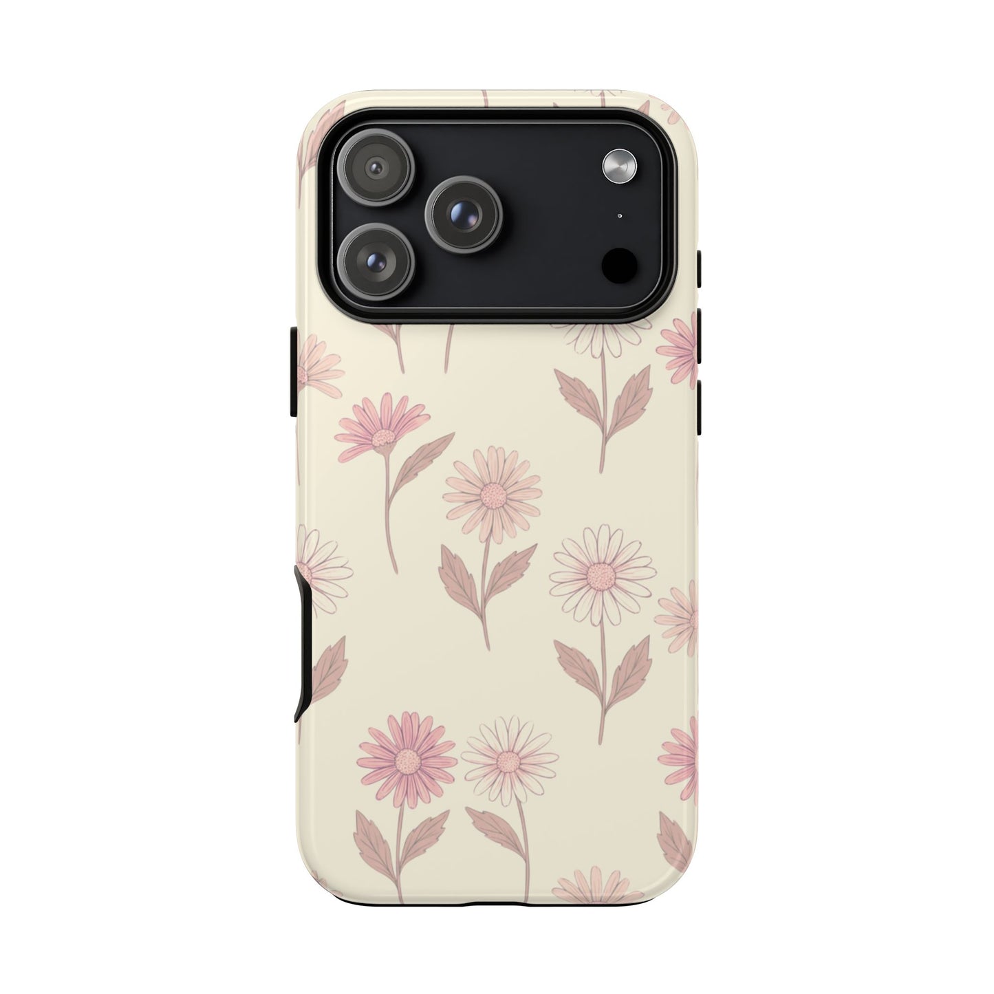 Pretty Blush Daisy Pattern Phone Case
