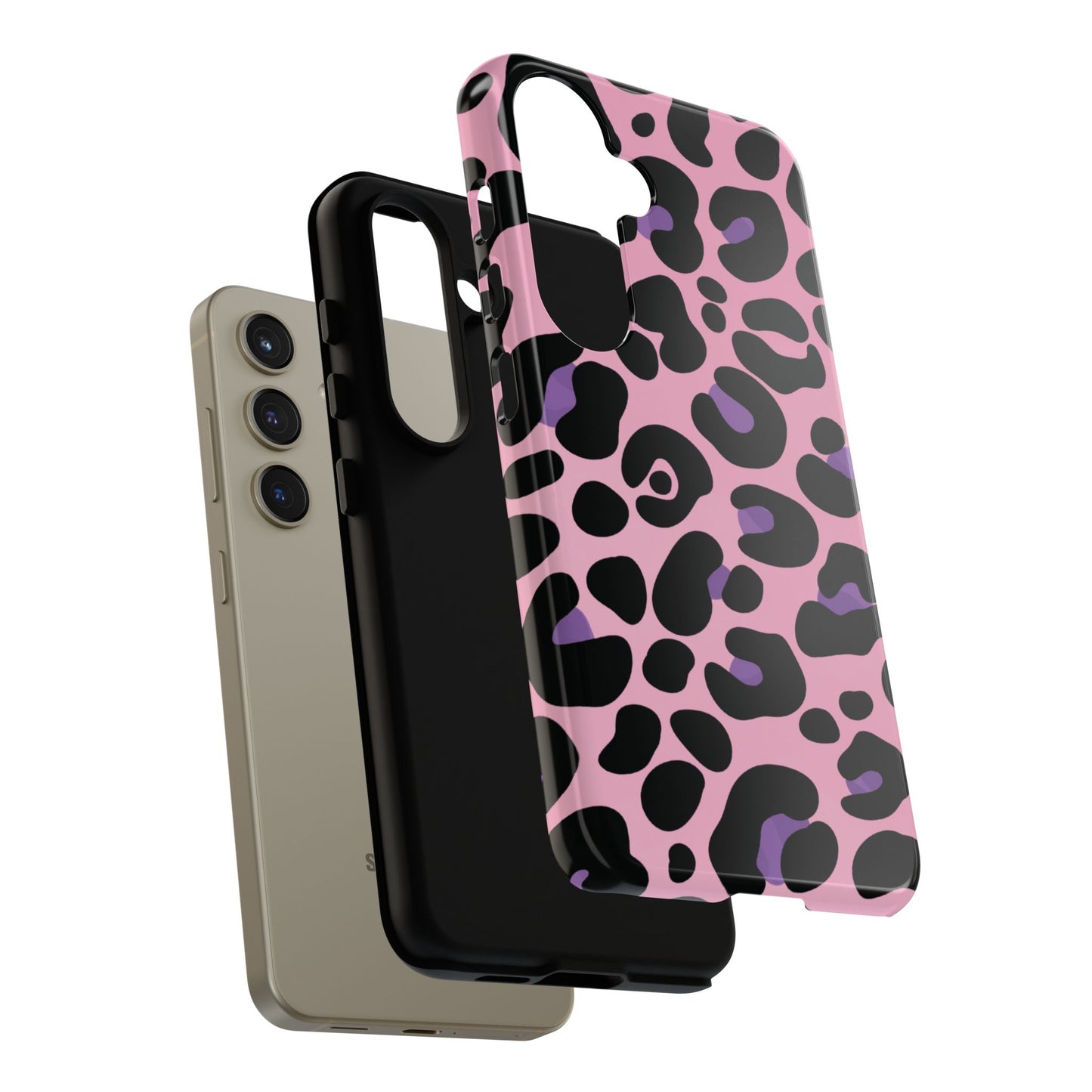 Pretty Pink & Lavender Leopard Print