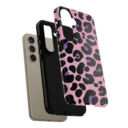 Pretty Pink & Lavender Leopard Print