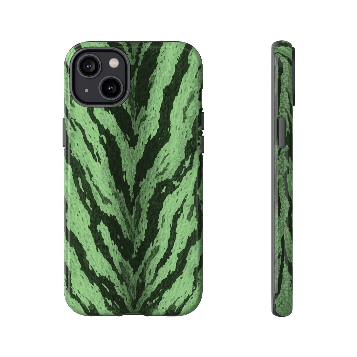 Sage Tiger Print Phone Case