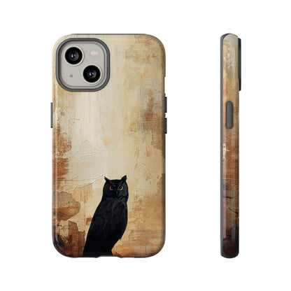 iPhone 14 / Glossy Phone Case - Beautiful Abstract Owl Design Phone Case