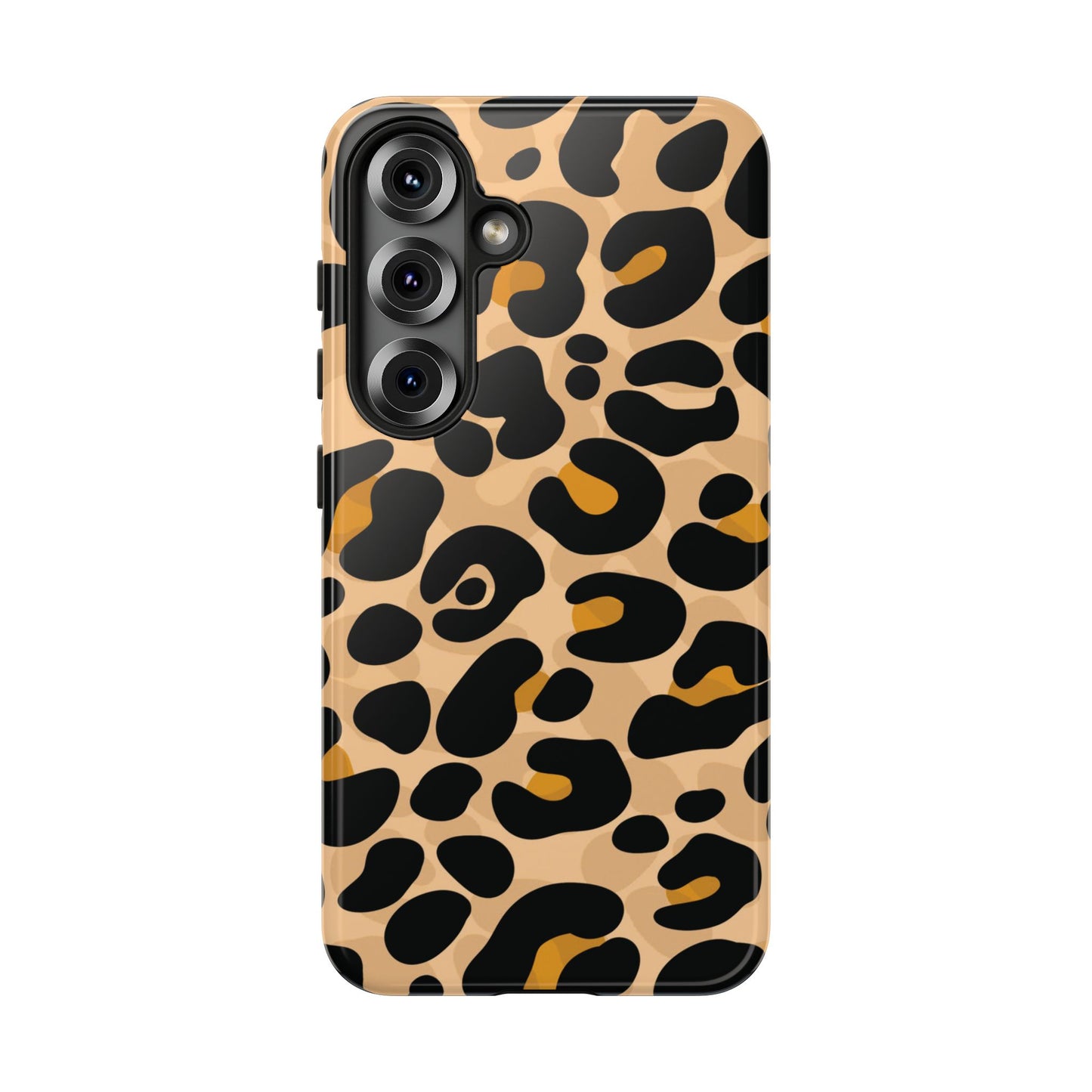 Stylish Mocha Leopard Print Phone Case