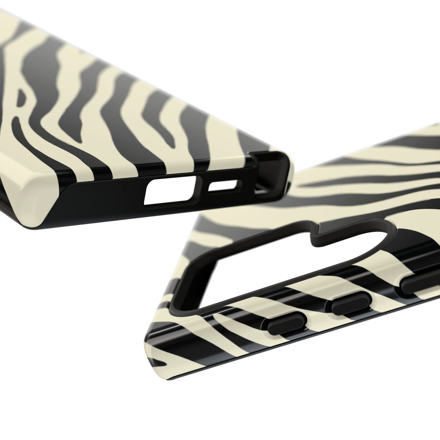 Modern Neutral Zebra Print Phone Case
