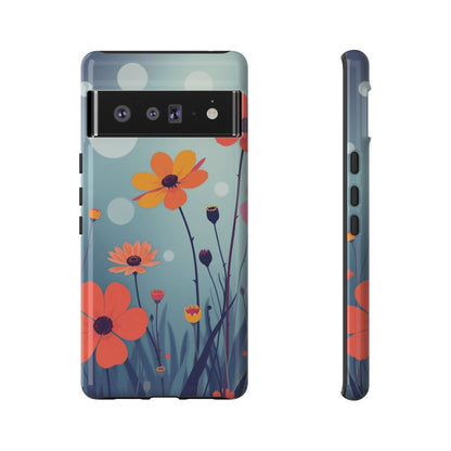 Google Pixel 6 Pro / Glossy Phone Case - Vibrant Wildflowers Design Phone Case