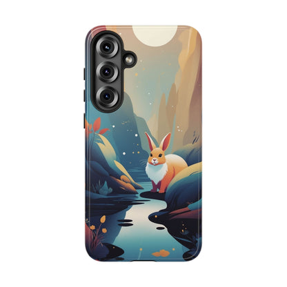 Samsung Galaxy S25 Plus / Glossy Phone Case - Stylised Rabbit Design Phone Case