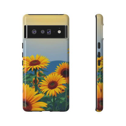 Sunflowers Design Phone Case - Multicolor Phone Case - Google Pixel 6 Pro / Glossy