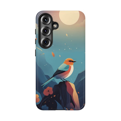 Stylised Bird Design Phone Case - Multicolor Phone Case - Samsung Galaxy S25 / Glossy