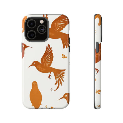 Abstract Bird Pattern Phone Case - Multicolor Phone Case - iPhone 14 Pro Max / Glossy